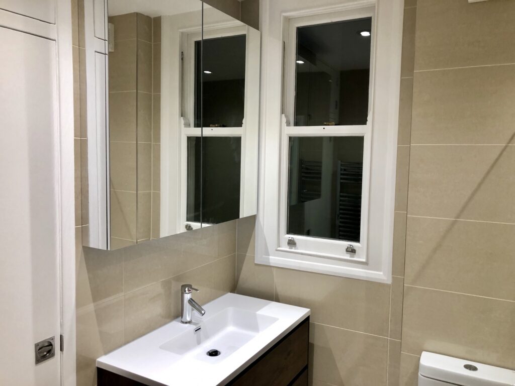 Bathroom and heating installation, completed