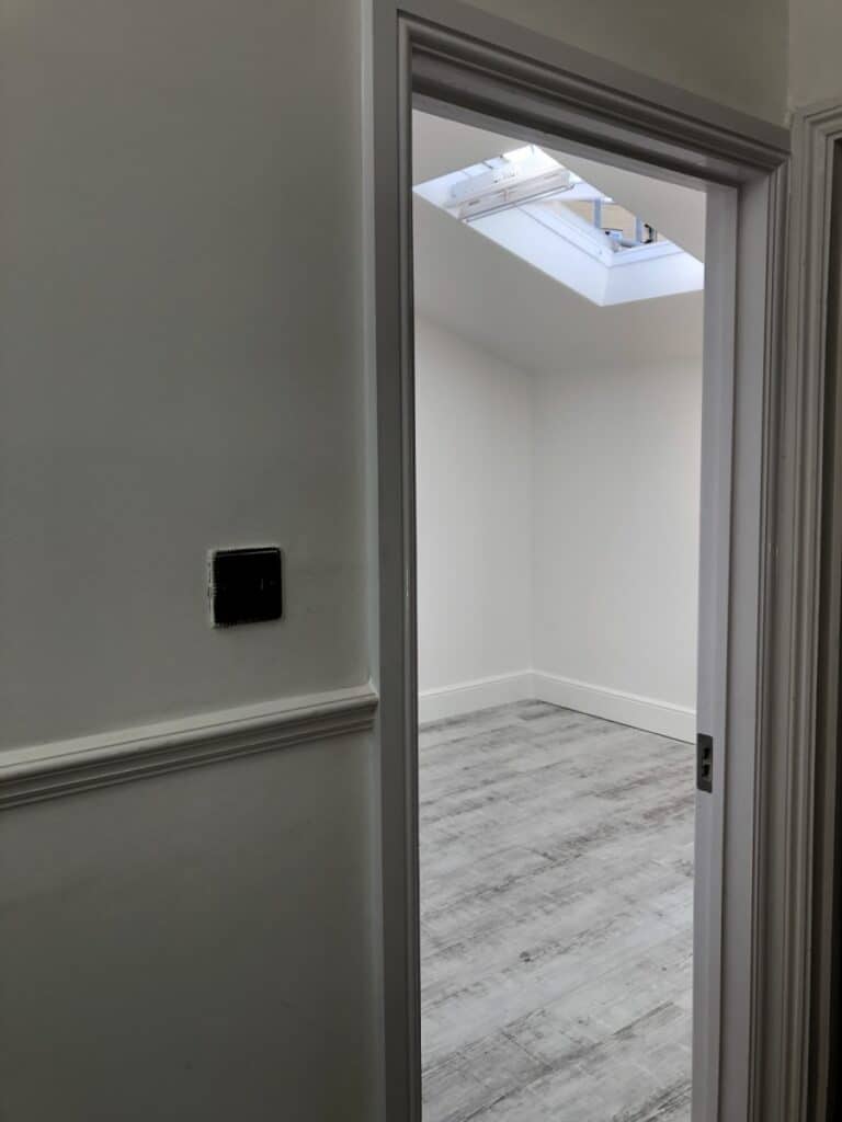Completed Single bedroom renovation in Peckham